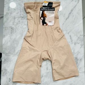 MiracleSuit Hi Waist Thigh Slimmer Extra Firm Control Shapewear